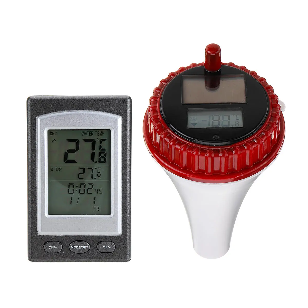 Float Solar Sensor Pool Thermometer Wireless Swimming Water Temperature Receiver — view 10