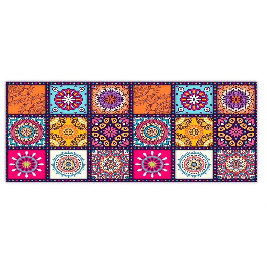 Floor Mat Rugs Non-slip Kitchen Home Bathroom Door Entrance Carpet Bohemian — view 7