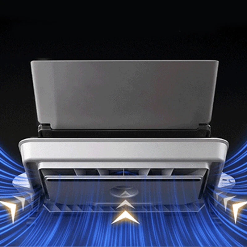 Flydigi BS3 Pro Laptop Cooling Base Three-Sided Intake Pressure Cooling 4000 RPM 48°C Temperature Drop Triple Noise Reduction RGB Lighting 4-Level Adjustable Stand App Control Detachable Filter 15.6"-21" Compatibility Gaming Laptop Cooler — view 3