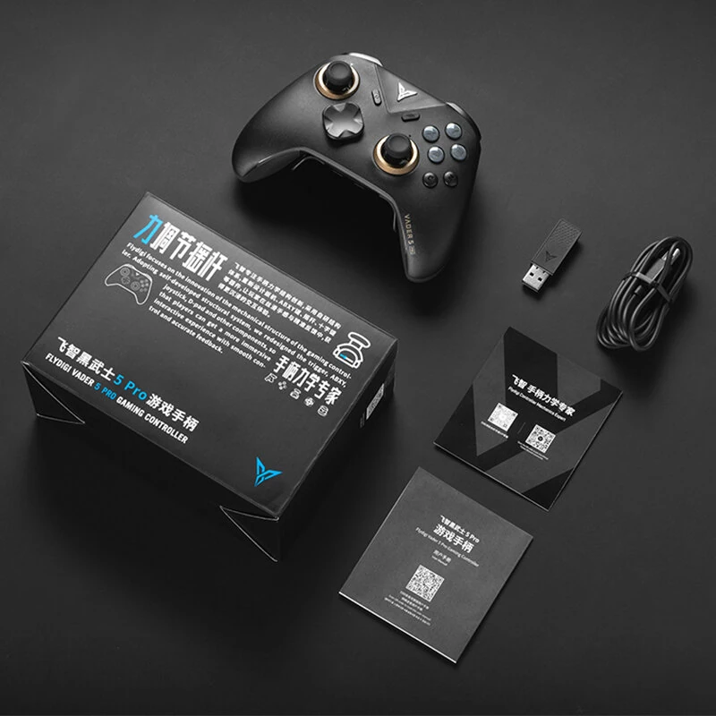 Flydigi Vader5 Pro Tri-mode Gaming Controller Force Adjustment Lever Joystick Switchable Trigger Ergonomic Gamepad for PC/NS2/Mobile/Steam — view 5