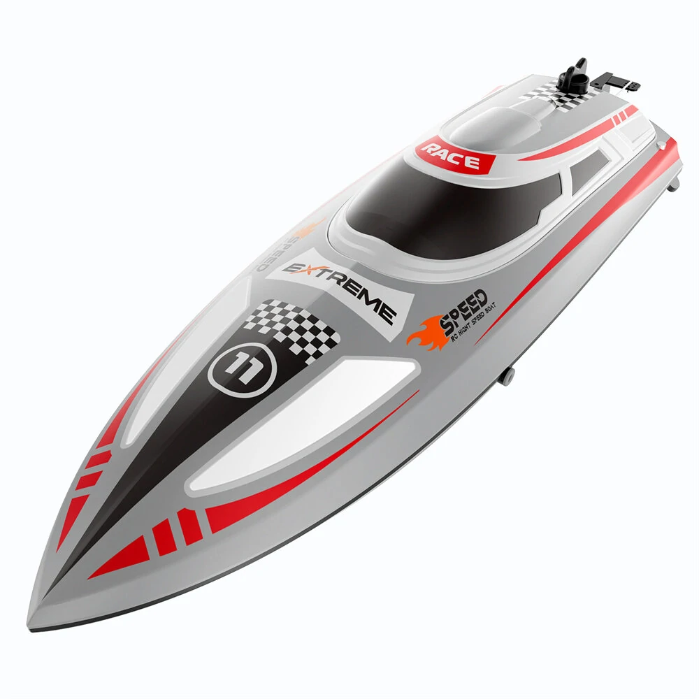 Flytec V003 RTR 2.4G 30km/h RC Boat High Speed Competitive Racing LED Lights Waterproof Auto Capsize Reset Self-Righting 3 Speed Ultra Long Using Time Water Cooling System Vehicles Models Toys — view 7