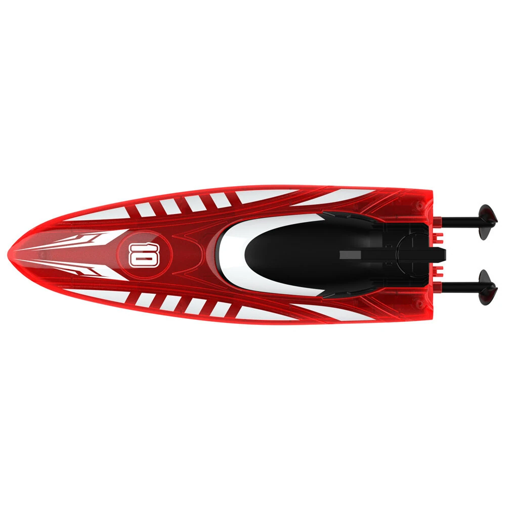 Flytec V777 RTR 2.4G RC Boat Double-sided Rotary Forward Stunt Driving Glowing LED Lights Ship High Speed Remote Control Vehicles Models Toys — view 2