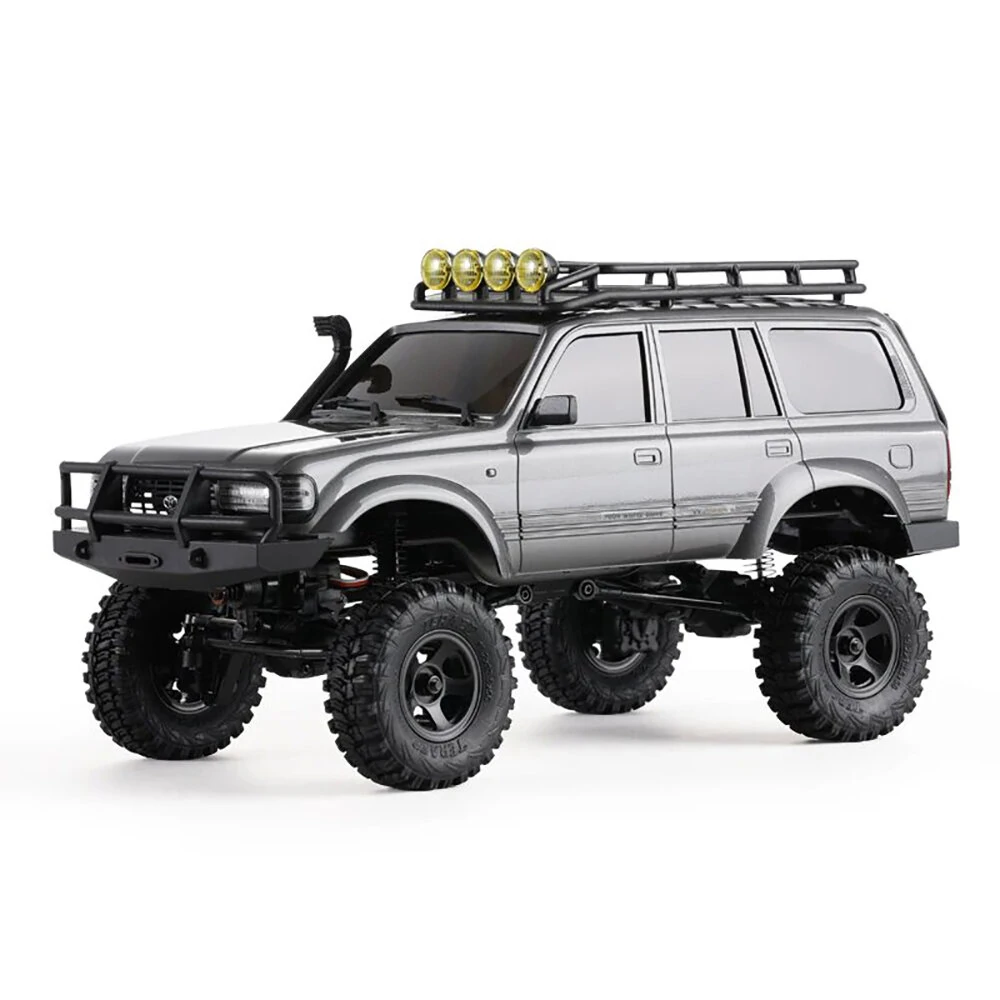 FMS FCX18 RTR 1/18 2.4G 4WD RC Car for TOYOTA Land Cruiser LC80 Rock Crawler Off-road Climbing Vehicle LED Lights Two Speed Models — view 2