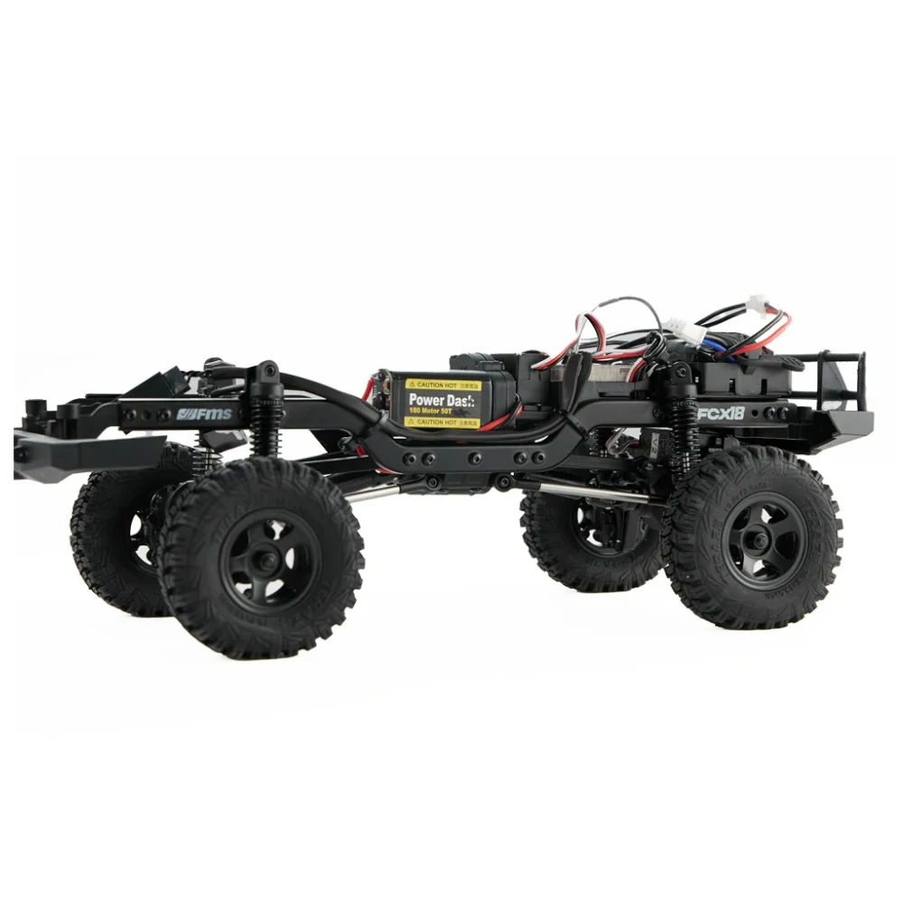 FMS FCX18 RTR 1/18 2.4G 4WD RC Car for TOYOTA Land Cruiser LC80 Rock Crawler Off-road Climbing Vehicle LED Lights Two Speed Models — view 7