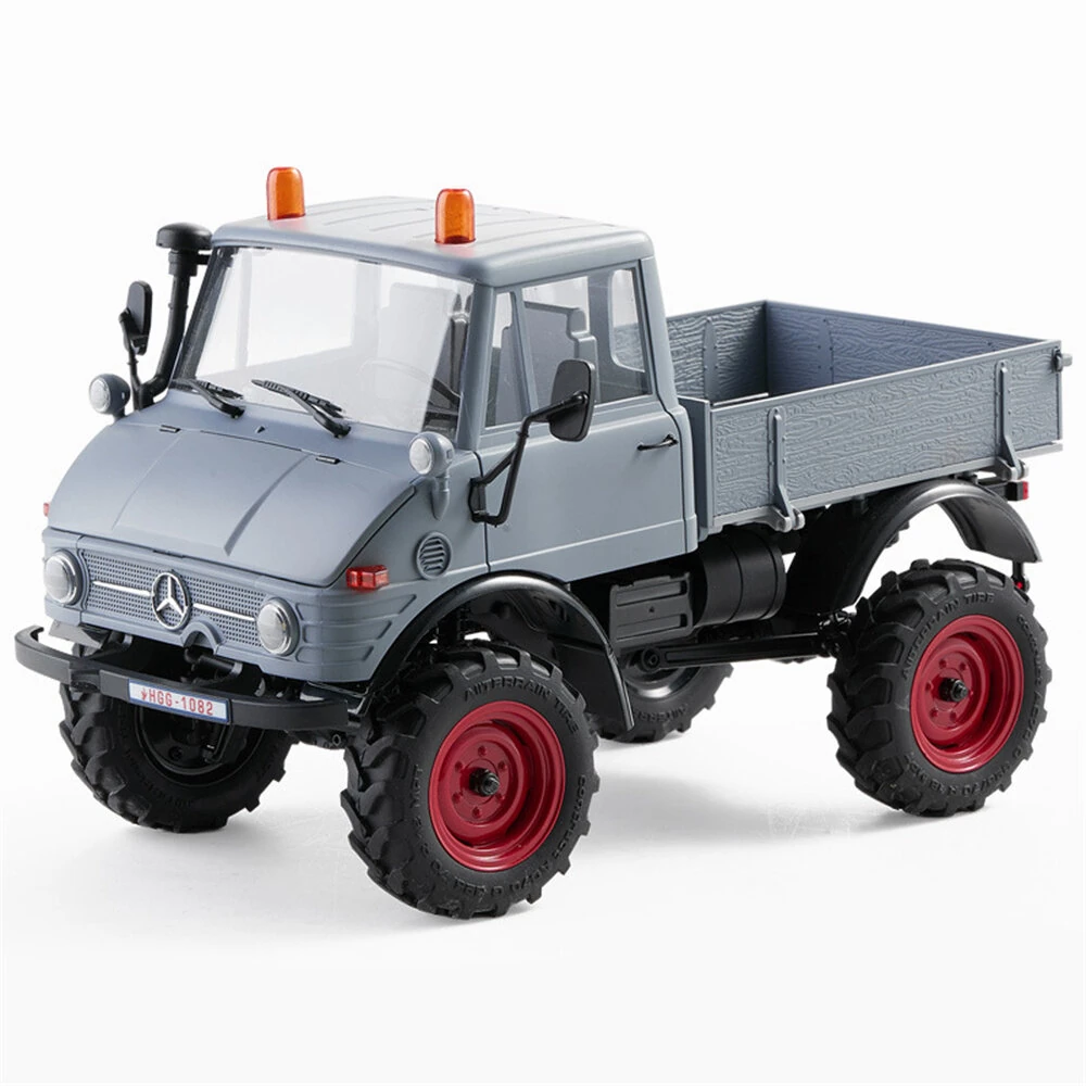 FMS FCX24 RTR Mercedes for Benz 421 Unimog 1/24 2.4G 4WD RC Car Rock Crawler Two Speed Portal Axles Off-Road Climbing Truck LED Light Full Proportional Vehicles Models Toys — view 3
