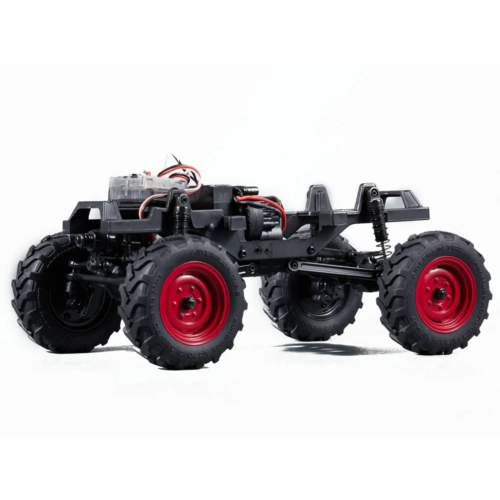 FMS FCX24 RTR Mercedes for Benz 421 Unimog 1/24 2.4G 4WD RC Car Rock Crawler Two Speed Portal Axles Off-Road Climbing Truck LED Light Full Proportional Vehicles Models Toys — view 4