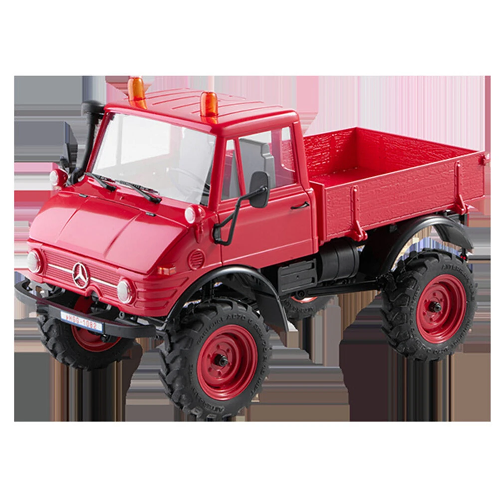 FMS FCX24 RTR Mercedes for Benz 421 Unimog 1/24 2.4G 4WD RC Car Rock Crawler Two Speed Portal Axles Off-Road Climbing Truck LED Light Full Proportional Vehicles Models Toys — view 8