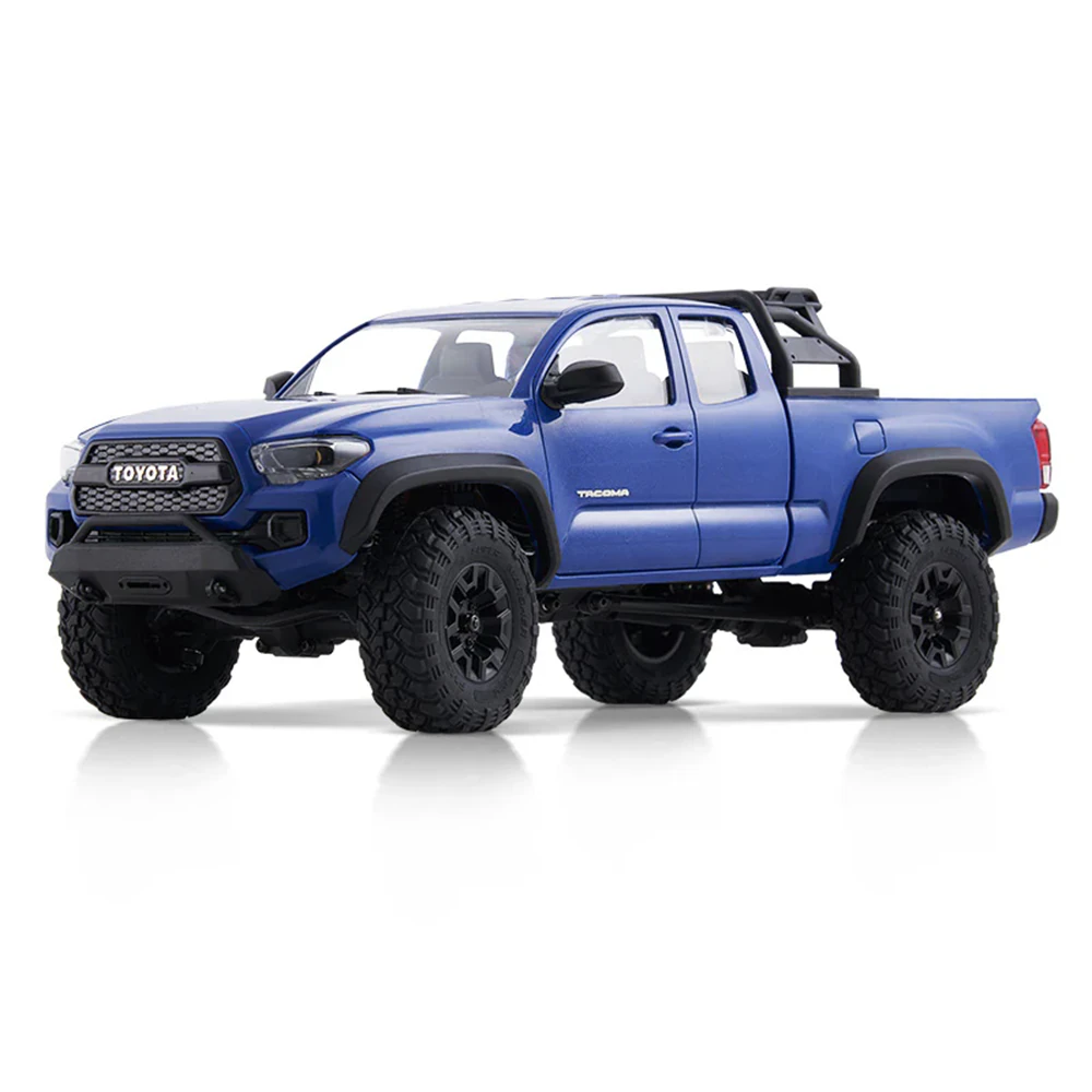 FMS FCX24M for TOYOTA TACOMA RTR 1/24 2.4G 4WD RC Car Officially Licensed Two Speed Off-Road Truck LED Light All-New Metal Ladder-Frame Chassis Gears Shocks Vehicles Models Toys — view 2