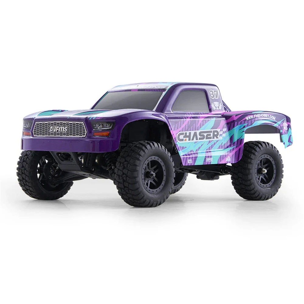 FMS FSC24 for Chaser RTR 1/24 2.4G 4WD RC Car Short Course Off-Road Truck Two Speed Full Proportional Metal Diff Vehicles Models Toys