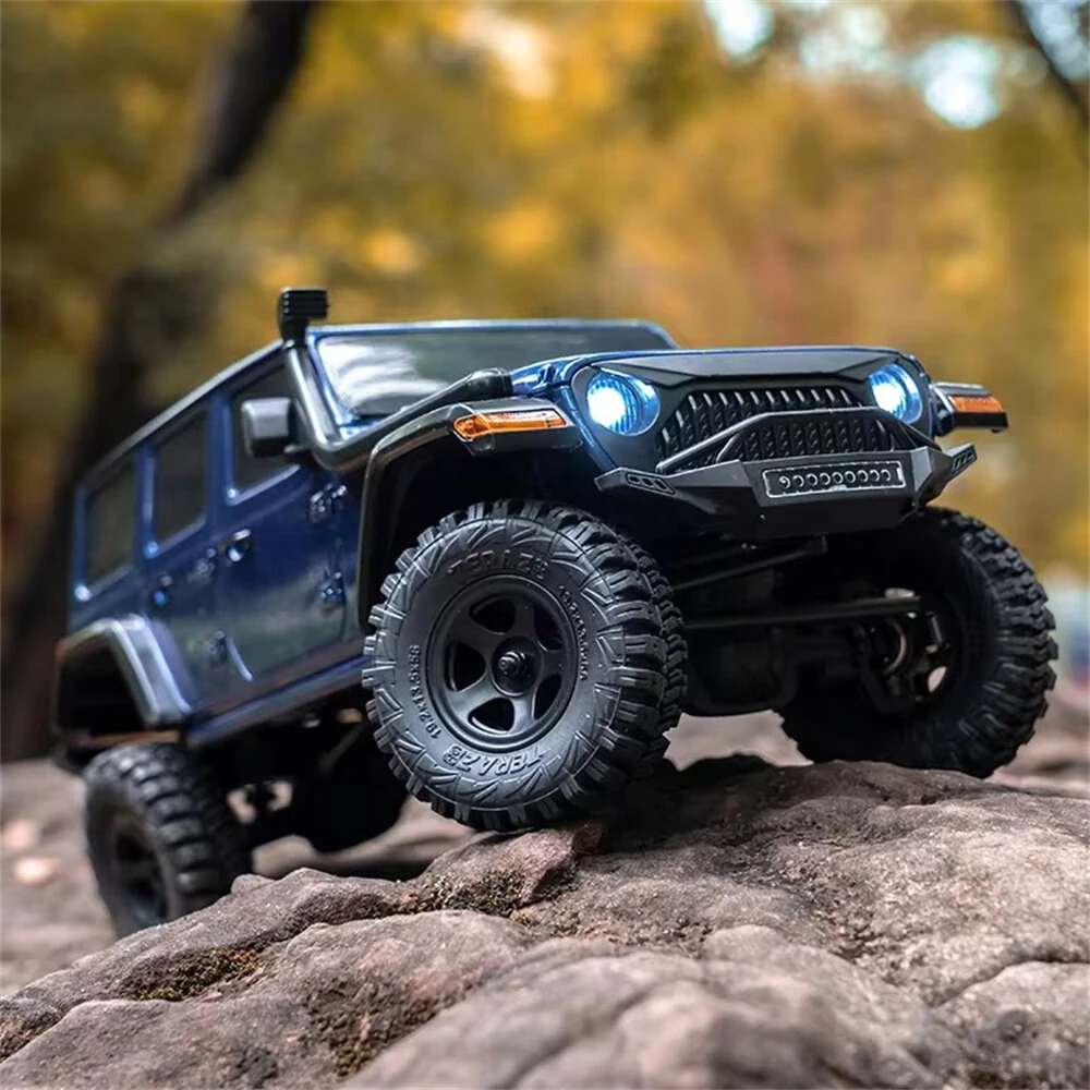 FMS Thunderstorm EZ11804 1/18 RC Car 2.4G 4WD Off Road Crawler Vehicle Model with Headlights — view 4