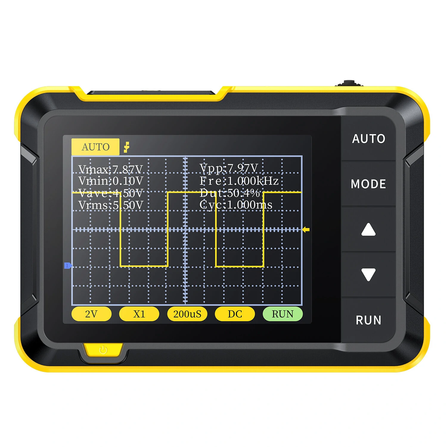 FNIRSI DSO152 Mini Handheld Digital Oscilloscope Latest Version 2.5MSa/s 200KHz Analog Bandwidth 800 VPP with PWM Output — FNIRSI