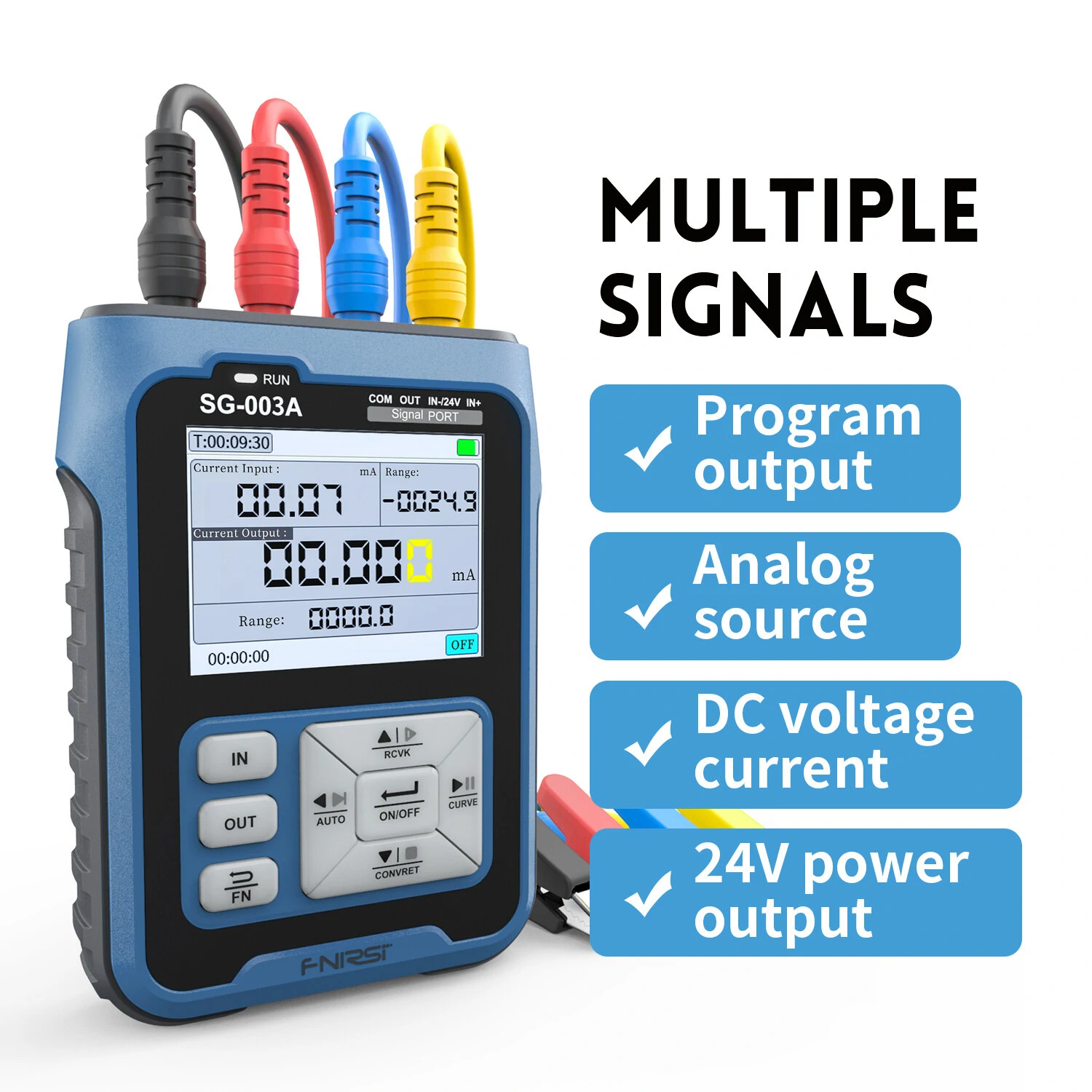 FNIRSI SG-003A 0-24V Adjustable Current Voltage Simulator 4-20mA Signal Generator Sources Transmitter Calibrator Transmitte — view 4