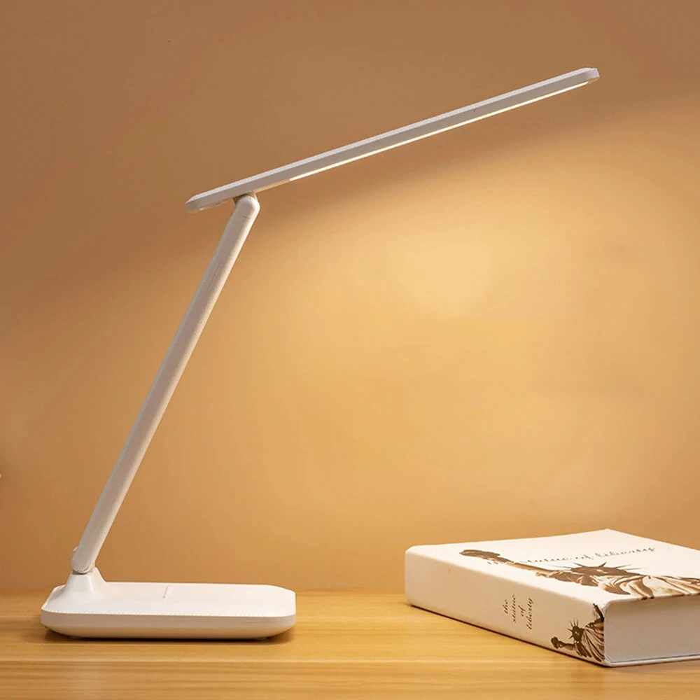 Foldable Reading Table Lamp USB Touch Dimmable Eye Protection Led Desk Lamp Bedroom Student Reading USB Charge Night Light — view 4