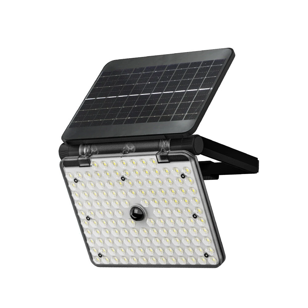 Foldable Solar Motion Sensor Wall Light Outdoor Yard Garden Lamp 3 Modes LED Floodlight Induction Compact Outdoor Security Lamp — view 2