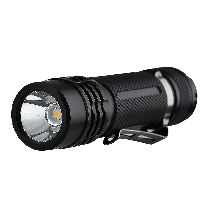 Folomov 18650S 900LM 167m Compact EDC Flashlight Come with 18650 Battery USB Rechargeable Mini LED Torch 9 Modes For Outdoor Camping Hiking Hunting — view 3