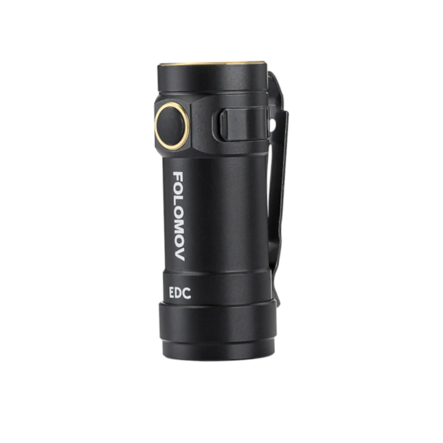 FOLOMOV C2 / EDC C2 Nichia E21A High CRI98 Compact EDC LED Flashlight With 14300 Battery Ulralight Pocket Clip Light Mini LED Torch EDC Survival Tools 3000K/5000K — view 4