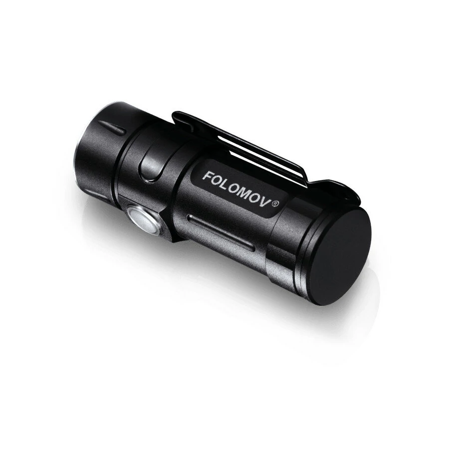 FOLOMOV C2 / EDC C2 Nichia E21A High CRI98 Compact EDC LED Flashlight With 14300 Battery Ulralight Pocket Clip Light Mini LED Torch EDC Survival Tools 3000K/5000K — view 6