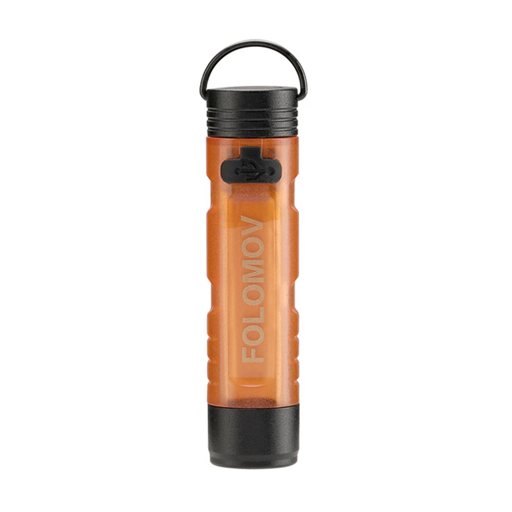 Folomov Keychain Flashlight 300LM Mini Pocket Light Outdoor Key Clip Cap Ambient LED Long Endurance Disaster Relief Emergency Light — view 3