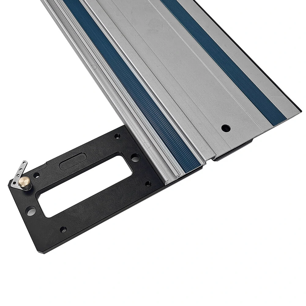 Fonson Aluminum Alloy Mini Track Saw Square Woodworking Guide Rail Square 90 Degree Right Angle Guide Plate — view 2