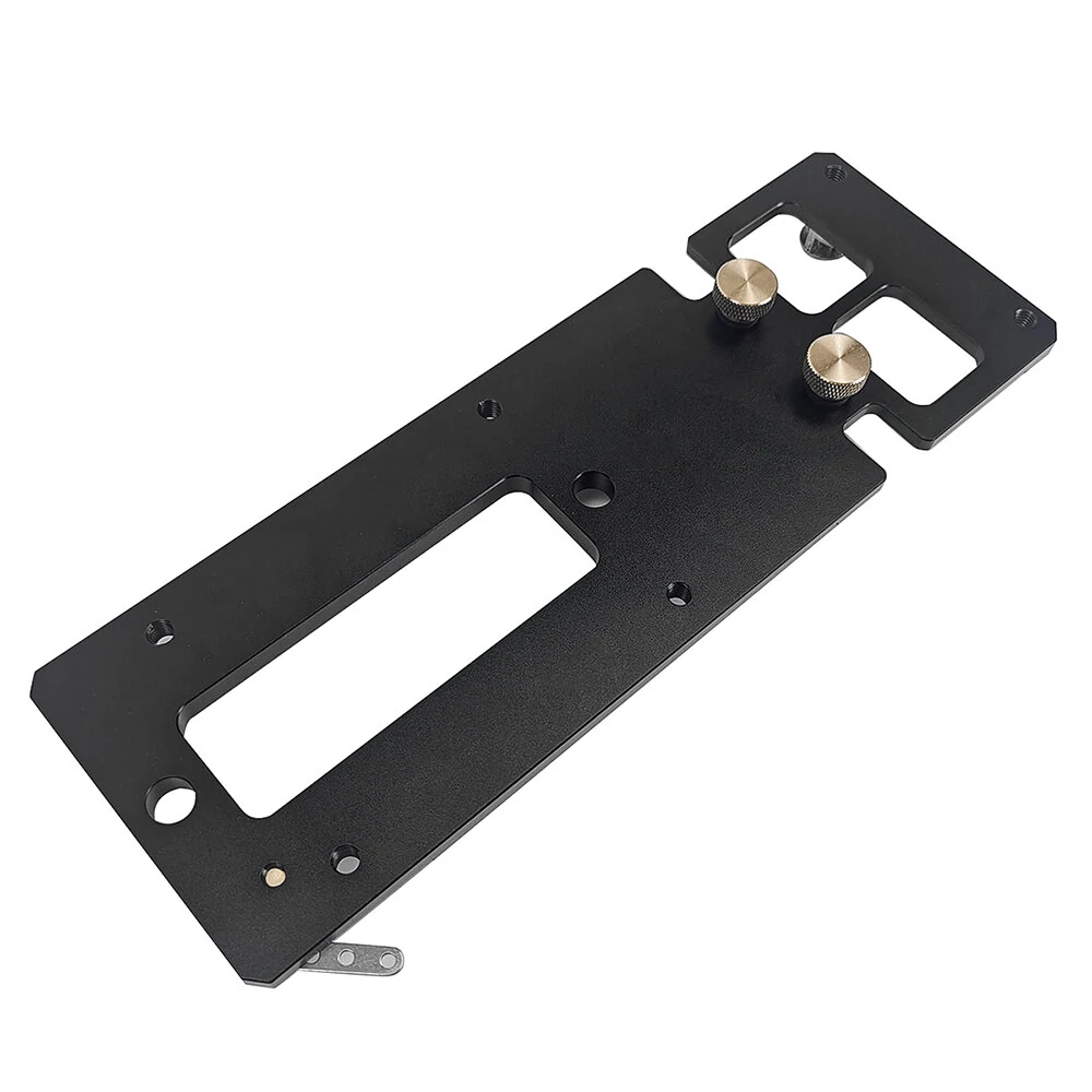 Fonson Aluminum Alloy Mini Track Saw Square Woodworking Guide Rail Square 90 Degree Right Angle Guide Plate — view 3