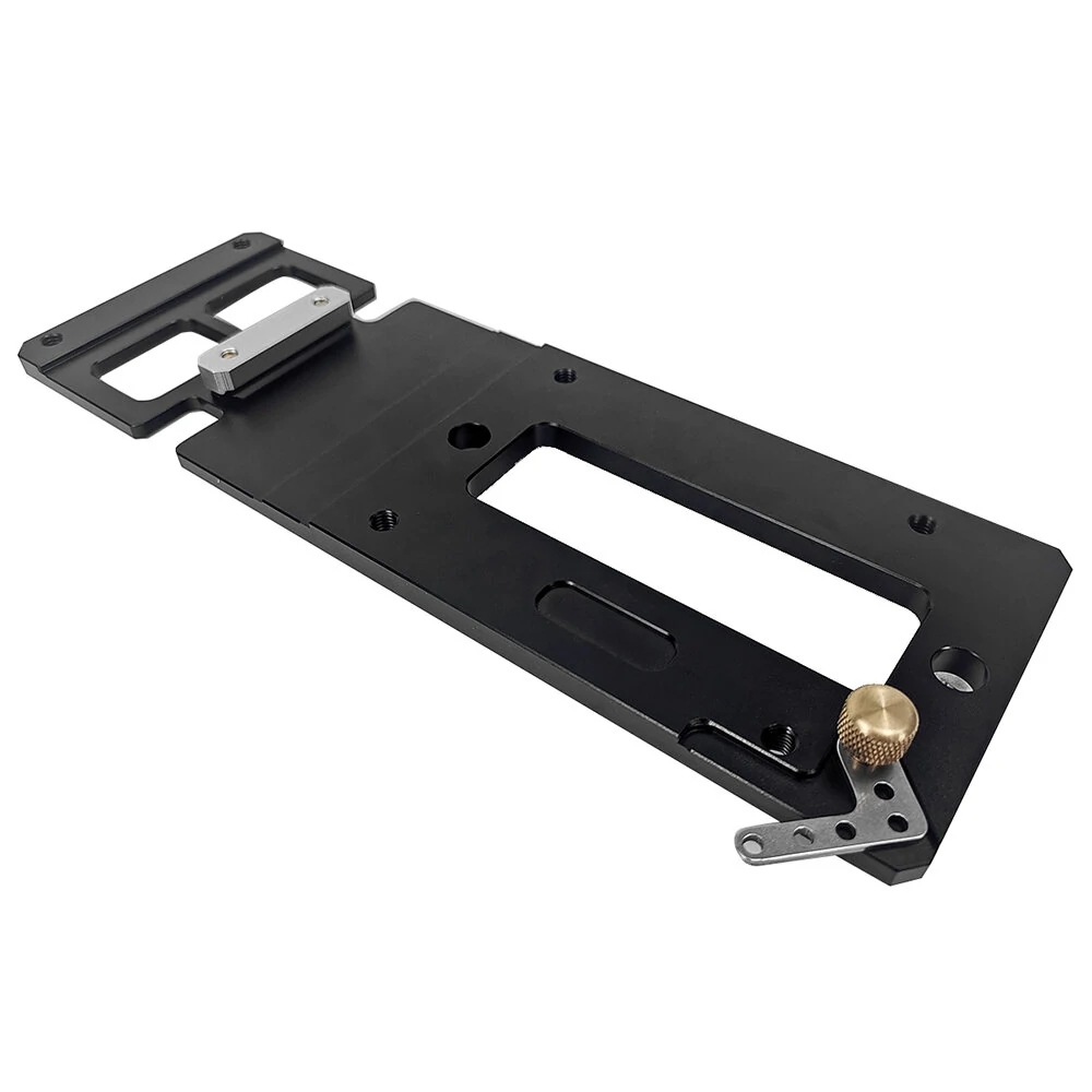 Fonson Aluminum Alloy Mini Track Saw Square Woodworking Guide Rail Square 90 Degree Right Angle Guide Plate — view 6