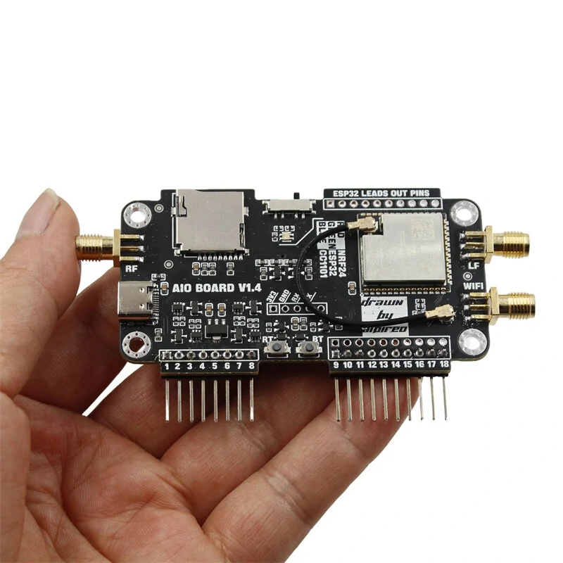 For Flipper Zero Multiboard Expansion Board 2.4G Module Expansion NRF Mousejacker Wifi ESP32 Expansion High Gain CC1101 Module — view 5