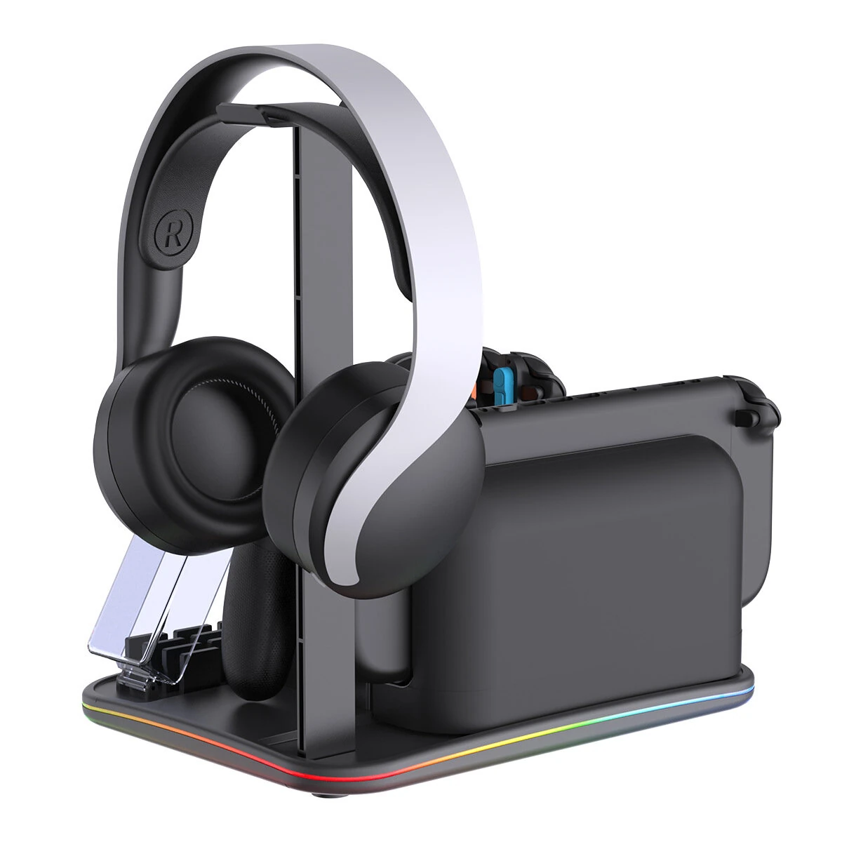 For Switch 2 12-in-1 Multi-functional Cooling and Charging Dock Switch Console Storage Dock with RGB Lighting IPEGA PG-SW2065 — view 2
