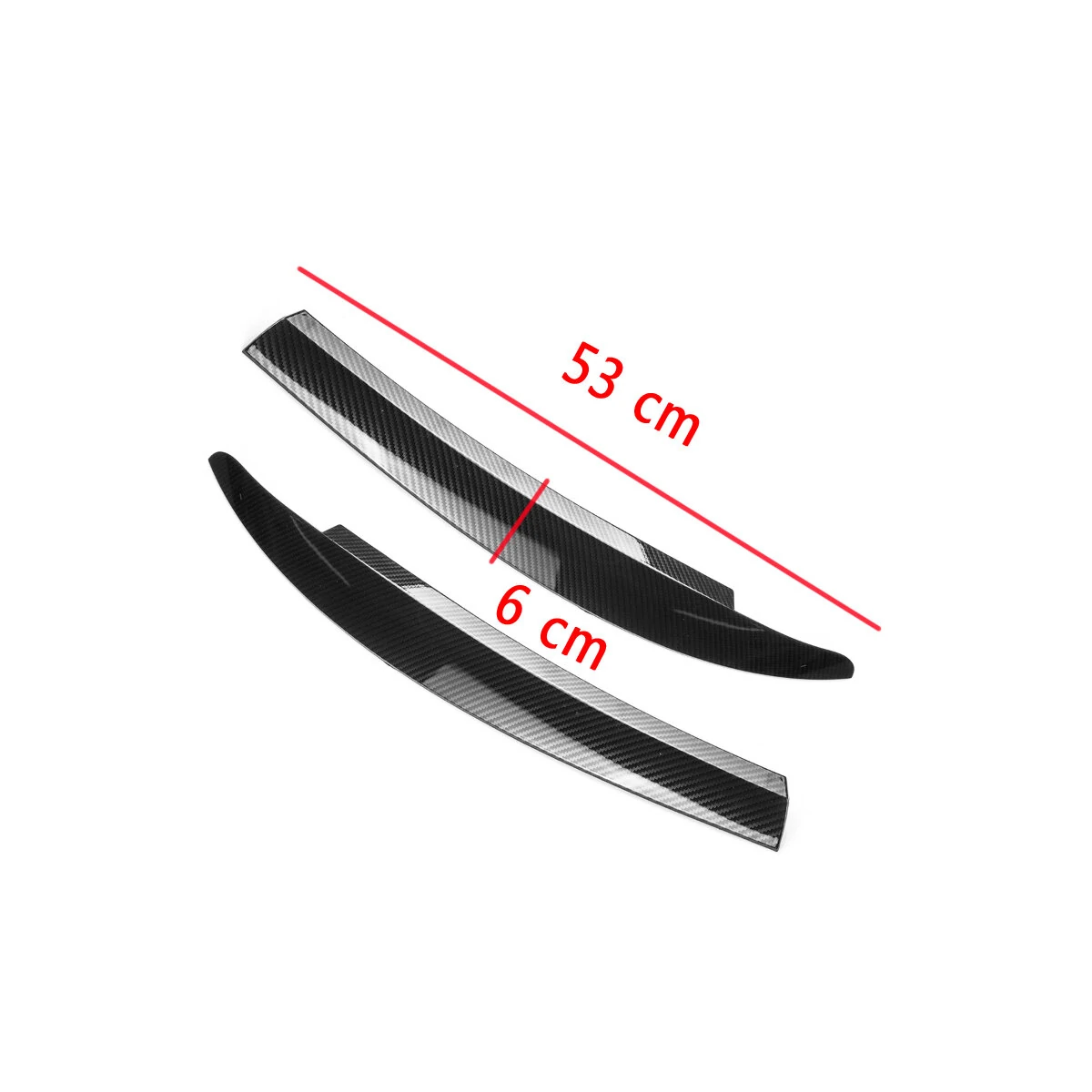 For VW Scirocco R GTS 2008-2017 2pcs Front Headlight Eyelid Eyebrow Trims — view 5