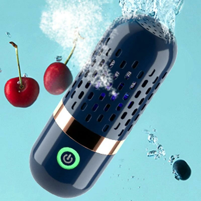 Fruit Vegetable Washing Machine Capsule Shape Wireless Food Purifier Household Pesticide Disinfection Vegetables Cleaner Machine — Fruit