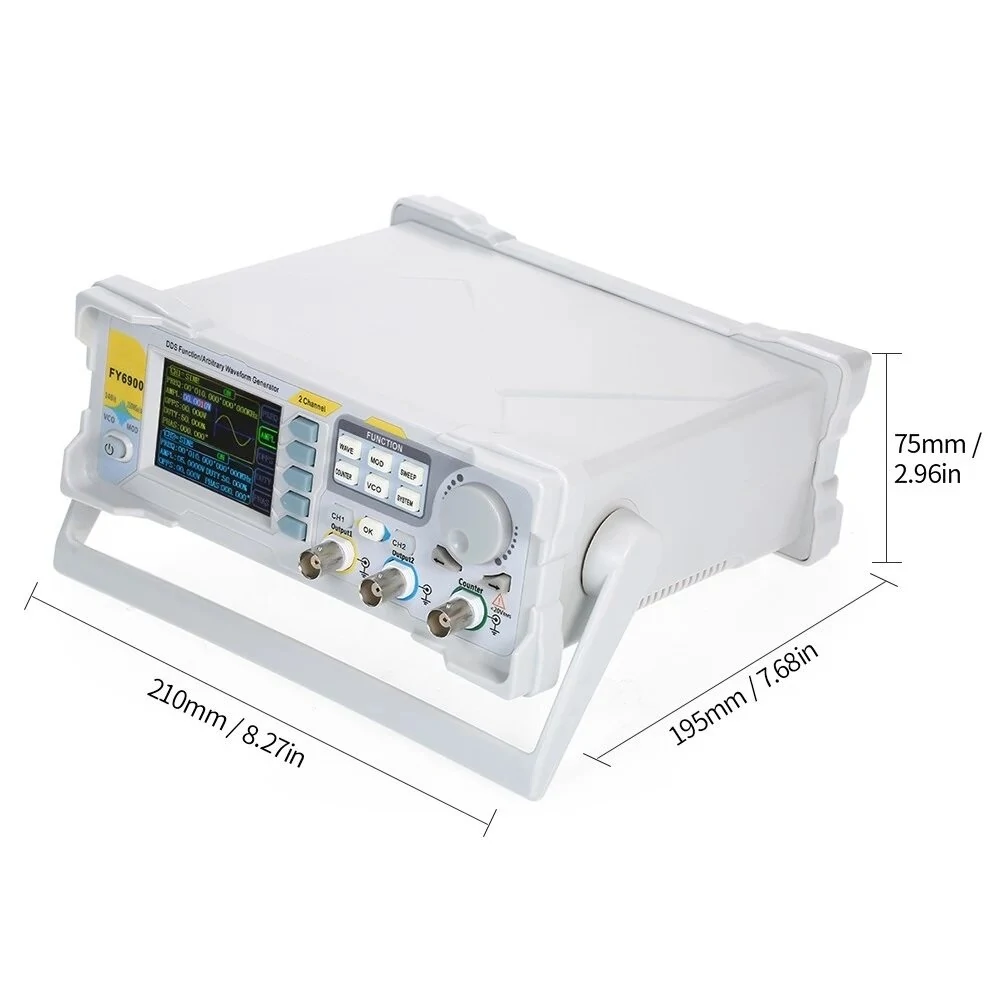 FY6900 100MHz Signal Generator High Precision Digital DDS Dual-channel Function Signal/Arbitrary Waveform Generator — view 6