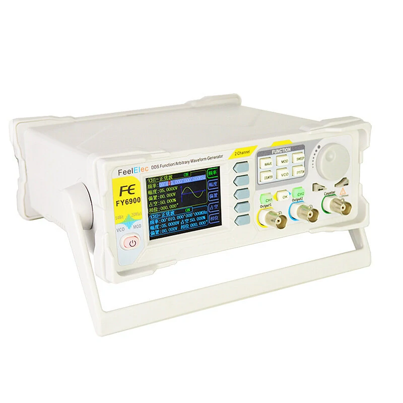 FY6900 Dual Channel DDS Function Arbitrary Waveform Signal Generator Pulse Signal Source Frequency Counter Fully Numerical Control 20MHZ/30MHZ/50MHZ/60MHZ — FY6900