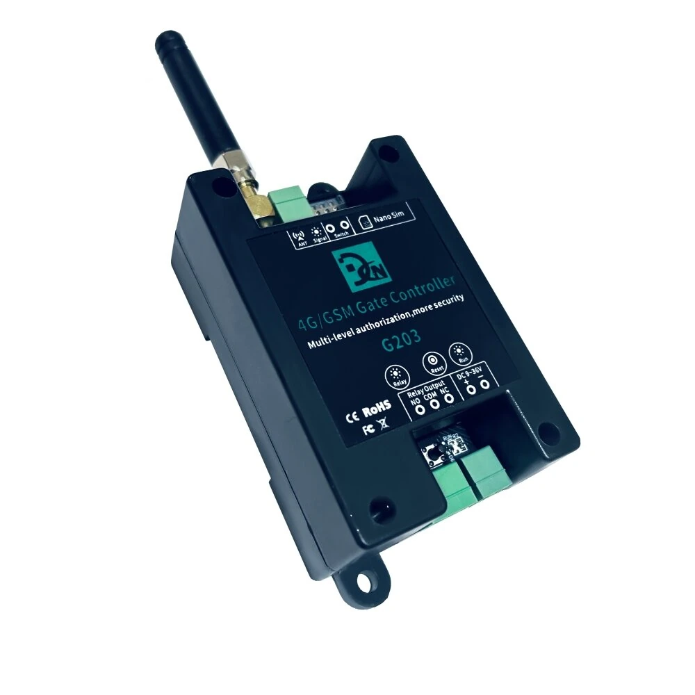 G203 GSM Gate Opener Remote Controller 4G Multi-Level Authorization Wireless Security Access Remote Control Door Opener