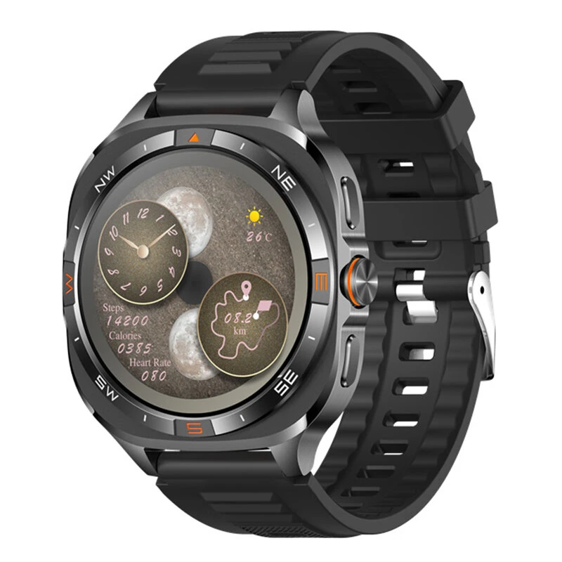 G400 1.46-inch HD Screen GPS Compass Altitude Air Pressure 800mAh Massive Battery Voice Assistant bluetooth Call Heart Rate Blood Oxygen Monitor Sleep Monitoring Multi-sport Modes IP68 Waterproof Smart Watch — view 4