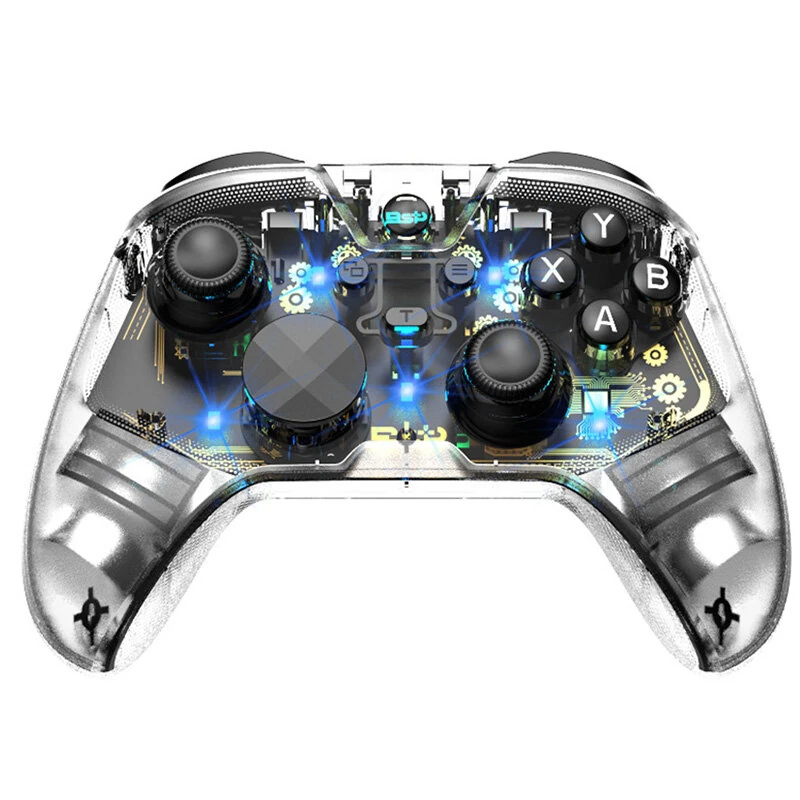 G6 Pro Wireless bluetooth Gaming Controller with Hall Triggers Carbon Film Joysticks No Drift 6 Axis Gyro Dual Vibration Motors Gamepad for PC Switch iOS Android
