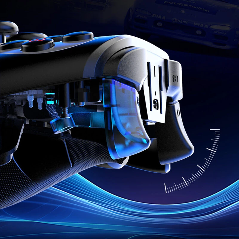 G6S Wireless bluetooth Game Controller with Hall Joysticks and Hall Trigger 6 Axis Gyro 1000Hz Turbo Macro for PC Switch Android iOS — view 6