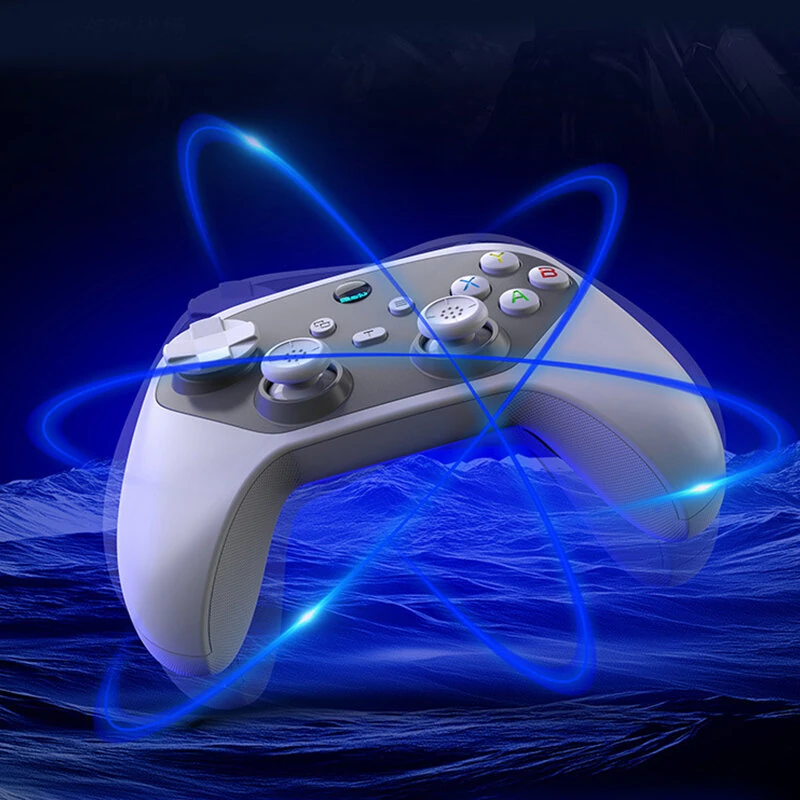 G6S Wireless bluetooth Game Controller with Hall Joysticks and Hall Trigger 6 Axis Gyro 1000Hz Turbo Macro for PC Switch Android iOS — view 7