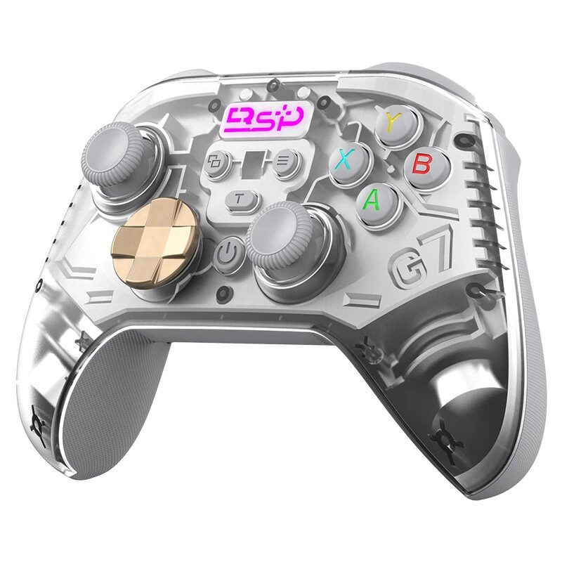 G7 Dual Mode Wireless Gaming Controller with Hall Effect Joysticks and Hall Triggers 1000Hz 6 Axis Gyro Mechanical Buttons for PC Switch iOS Android — view 2