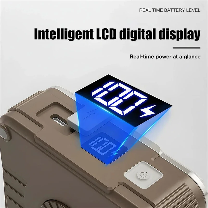 G700 LED Portable Lantern Built-in 6000mAh Battery USB Rechargeable Flashlight with Dual Light Source Floodlight LED Torch Outdoor Camping Lamp Maintenance Work Light — view 7