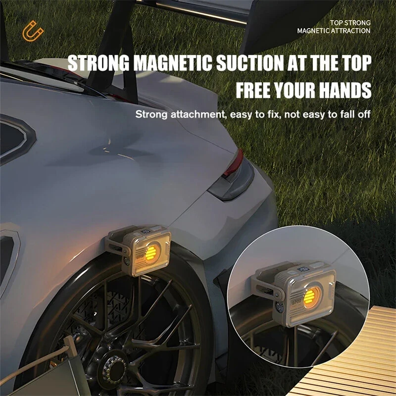 G700 LED Portable Lantern Built-in 6000mAh Battery USB Rechargeable Flashlight with Dual Light Source Floodlight LED Torch Outdoor Camping Lamp Maintenance Work Light — view 8