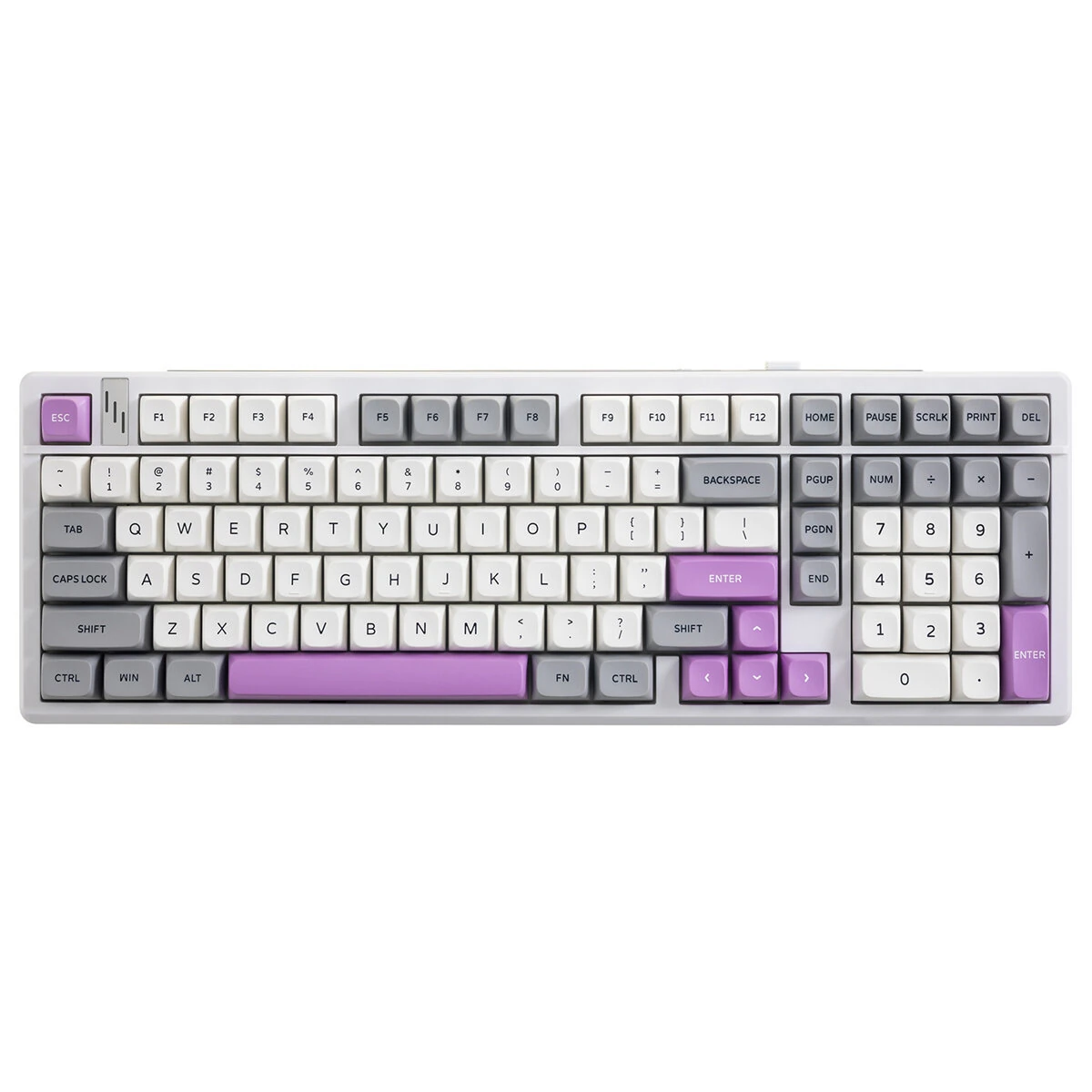 GAMAKAY TK101 Tri-mode Custom Mechanical Keyboard 101 Keys Hot Swappable RGB Gasket-mount 2.4G/bluetooth/Wired Gaming Keyboards — GAMAKAY