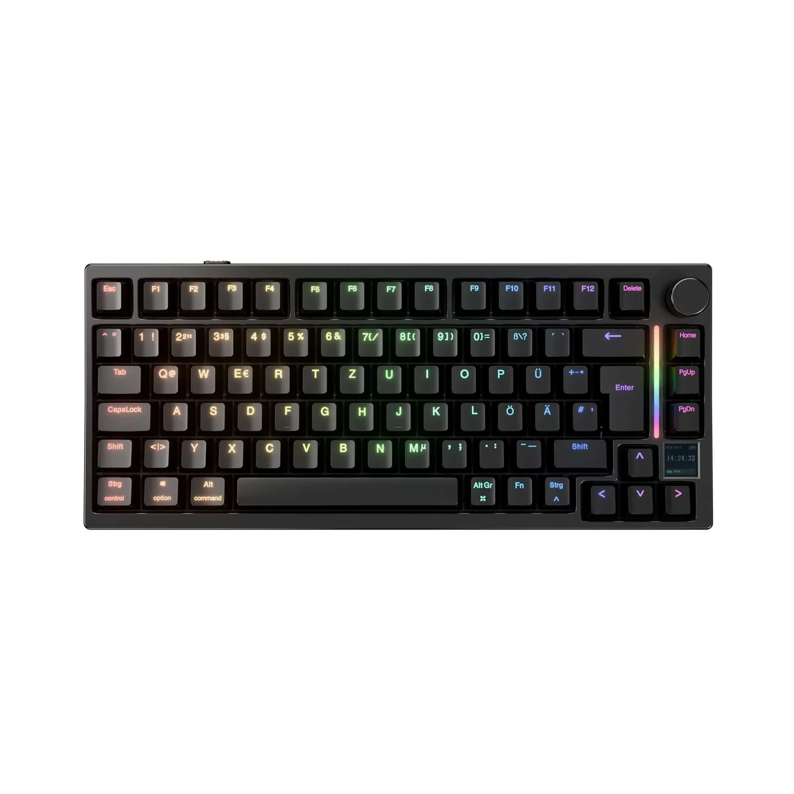 Gamakay TK75HE V2 Hall Effect Tri-mode Magnetic Keyboard 8K Polling Rate 0.005mm RT Accuracy TOP Structure 75% US / DE ISO Layout DIY Customization Wireless Mechanical Gaming — view 2