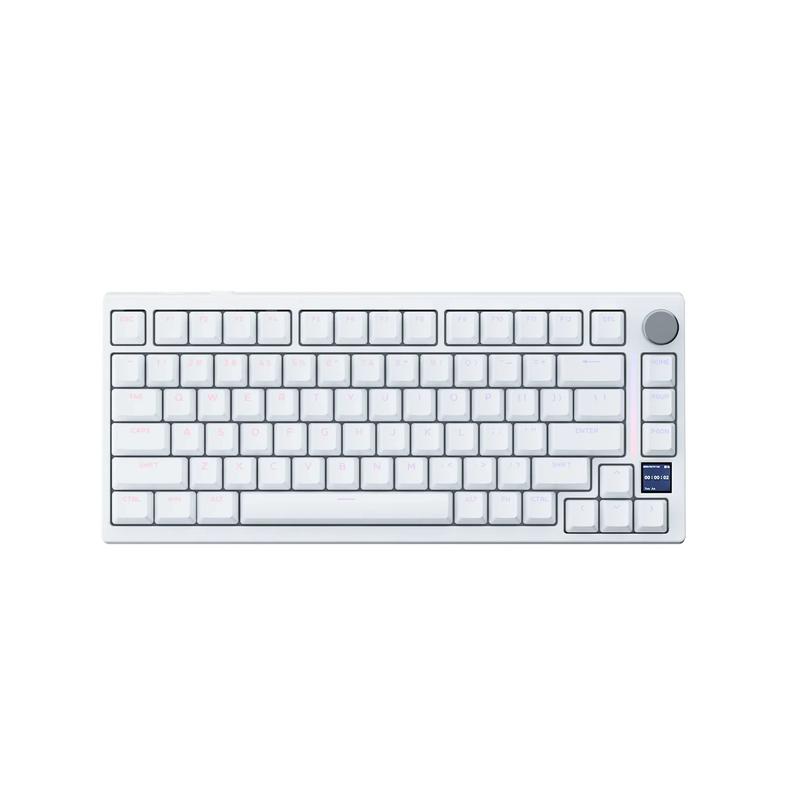 Gamakay TK75HE V2 Hall Effect Tri-mode Magnetic Keyboard 8K Polling Rate 0.005mm RT Accuracy TOP Structure 75% US / DE ISO Layout DIY Customization Wireless Mechanical Gaming — view 3
