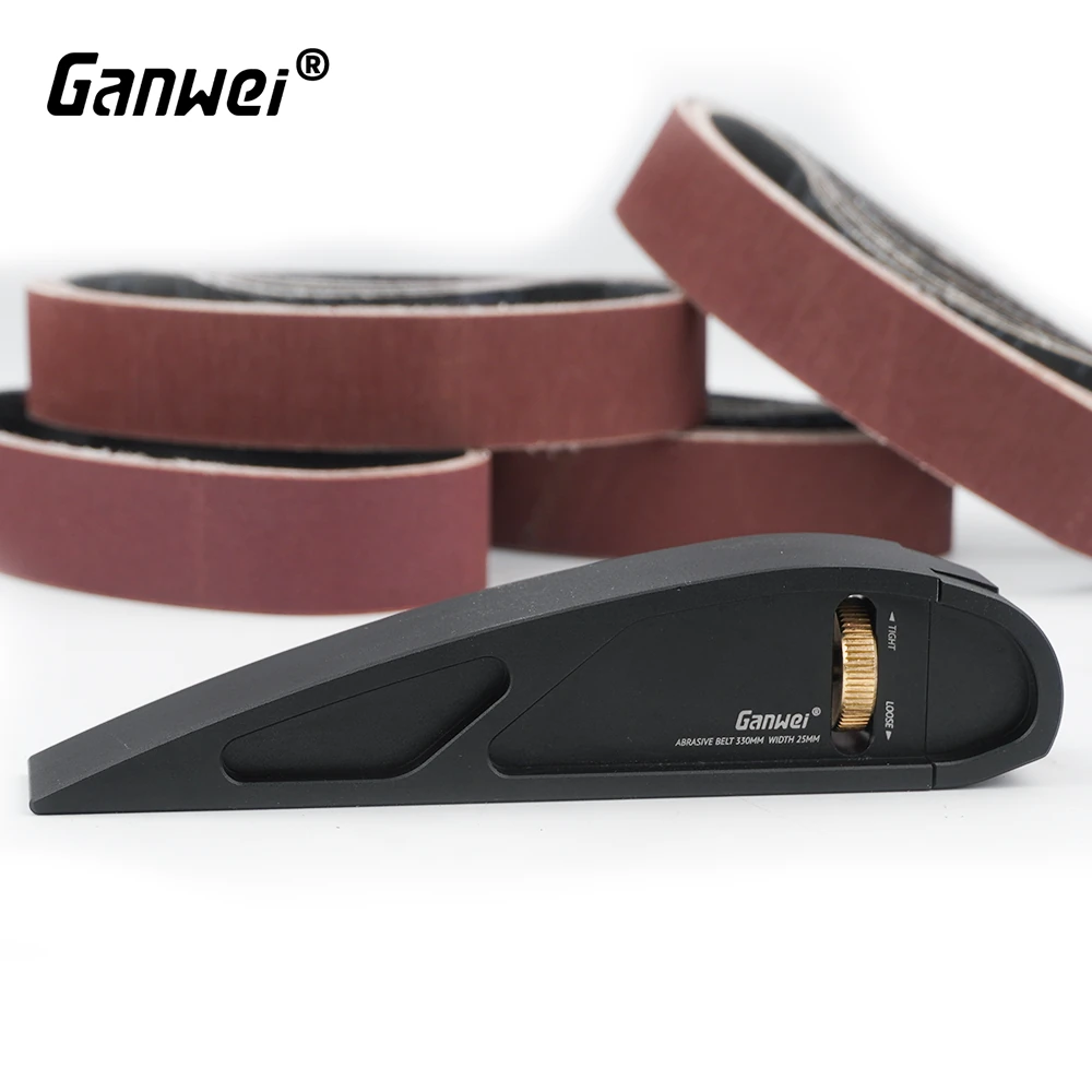 GANWEI Sandpaper Holder Hand Sanding Portable Adjustable Manual Curve Plane Sandbelt Grinding Polisher Sandpaperboard Woodworking Sandframe Tool — view 4