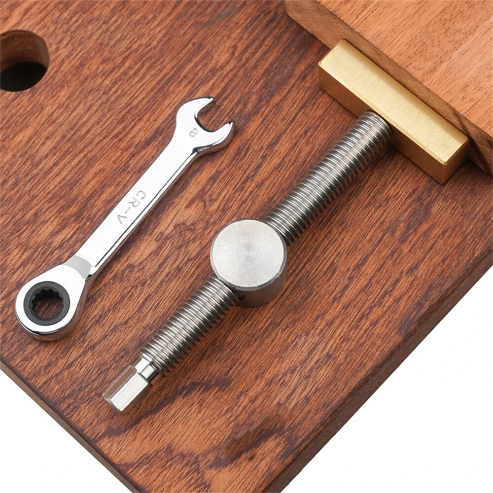 GANWEI Woodworking Desktop Quick Acting Hold Down Clamp Desktop Clip Fast Fixed Clip Toohr for Woodworking Benches 19/20MM Hole Tool — view 11