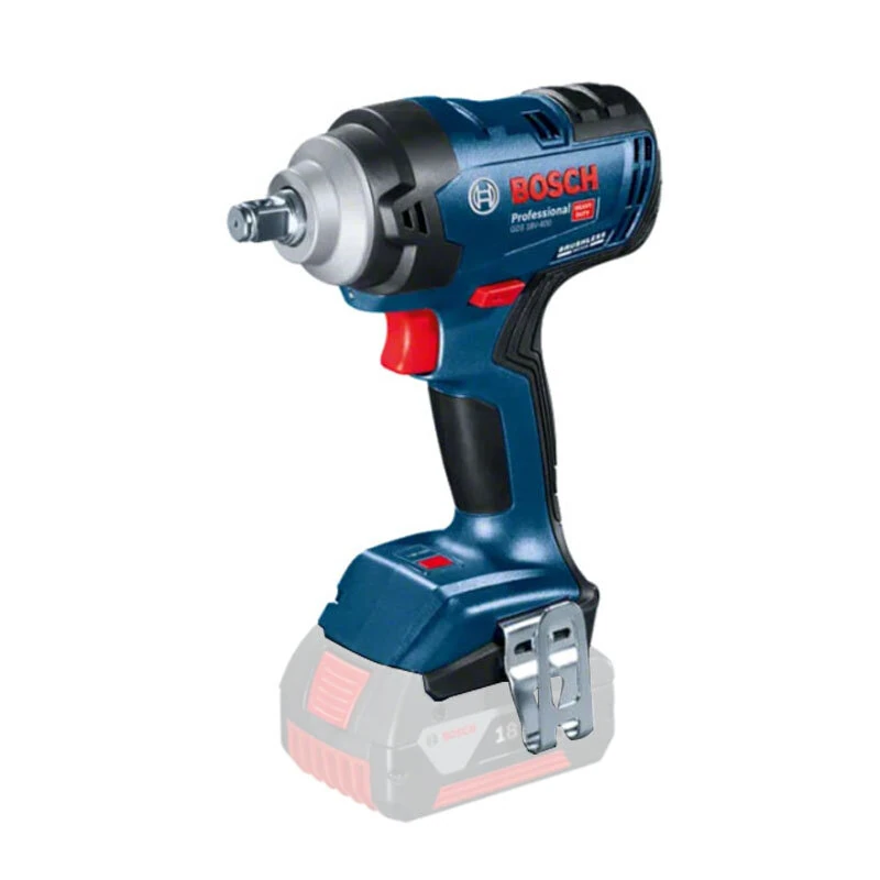 GDS 18V-400 for Bosch Cordless Impact Wrench 18V 400N.m. Torque 1/2 Inch Square Drive High-Speed ABR Function Professional Power Tool — Bosch