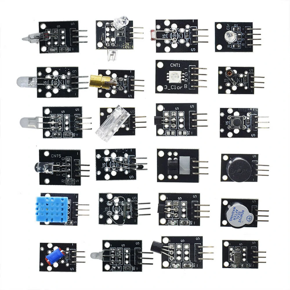 Geekcreit 45 In 1 Sensor Module Board Starter Kits Upgrade Version For Arduino UN0 R3 MEGA2560 Plastic Bag Package — view 2