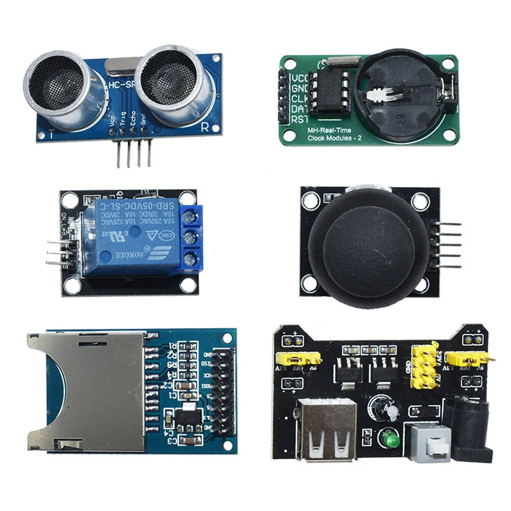 Geekcreit 45 In 1 Sensor Module Board Starter Kits Upgrade Version For Arduino UN0 R3 MEGA2560 Plastic Bag Package — view 3