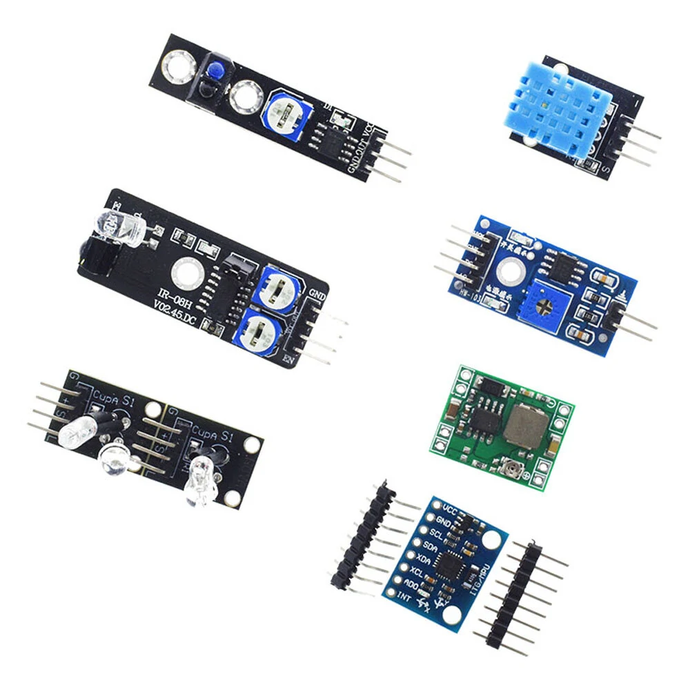Geekcreit 45 In 1 Sensor Module Board Starter Kits Upgrade Version For Arduino UN0 R3 MEGA2560 Plastic Bag Package — view 5