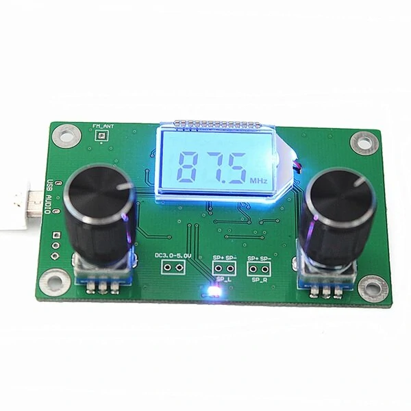 Geekcreit® DSP & PLL Digital Stereo FM Radio Receiver Module 87-108MHz with Serial Control — view 4