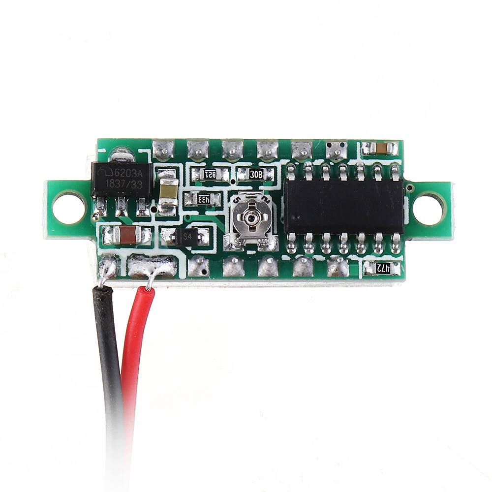 Geekcreit® 0.28 Inch 2.5V-30V Mini Digital Volt Meter Voltage Tester Two Line Voltmeter — view 10